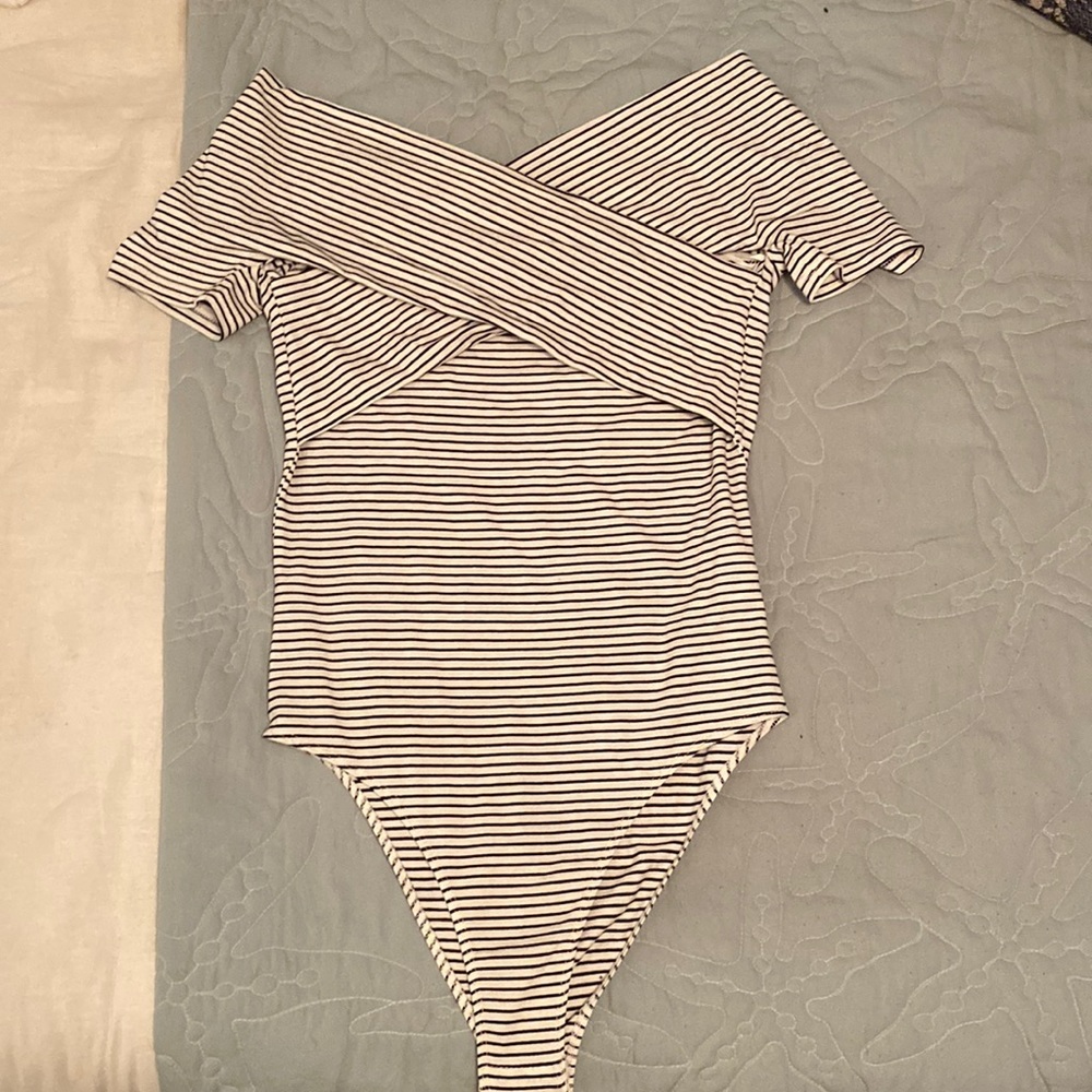 Stripped bodysuit